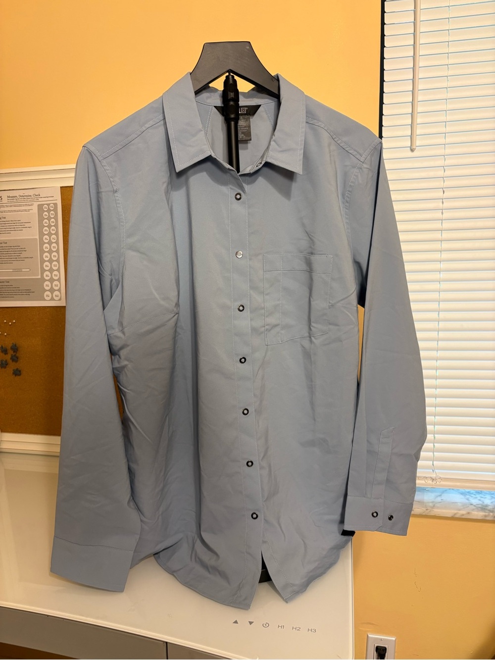 5.11 Tactical Women's Light Blue Button-Down Shirt